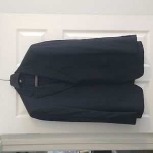 Brand New Burberry London Men's two piece suit with matching pants navy blue